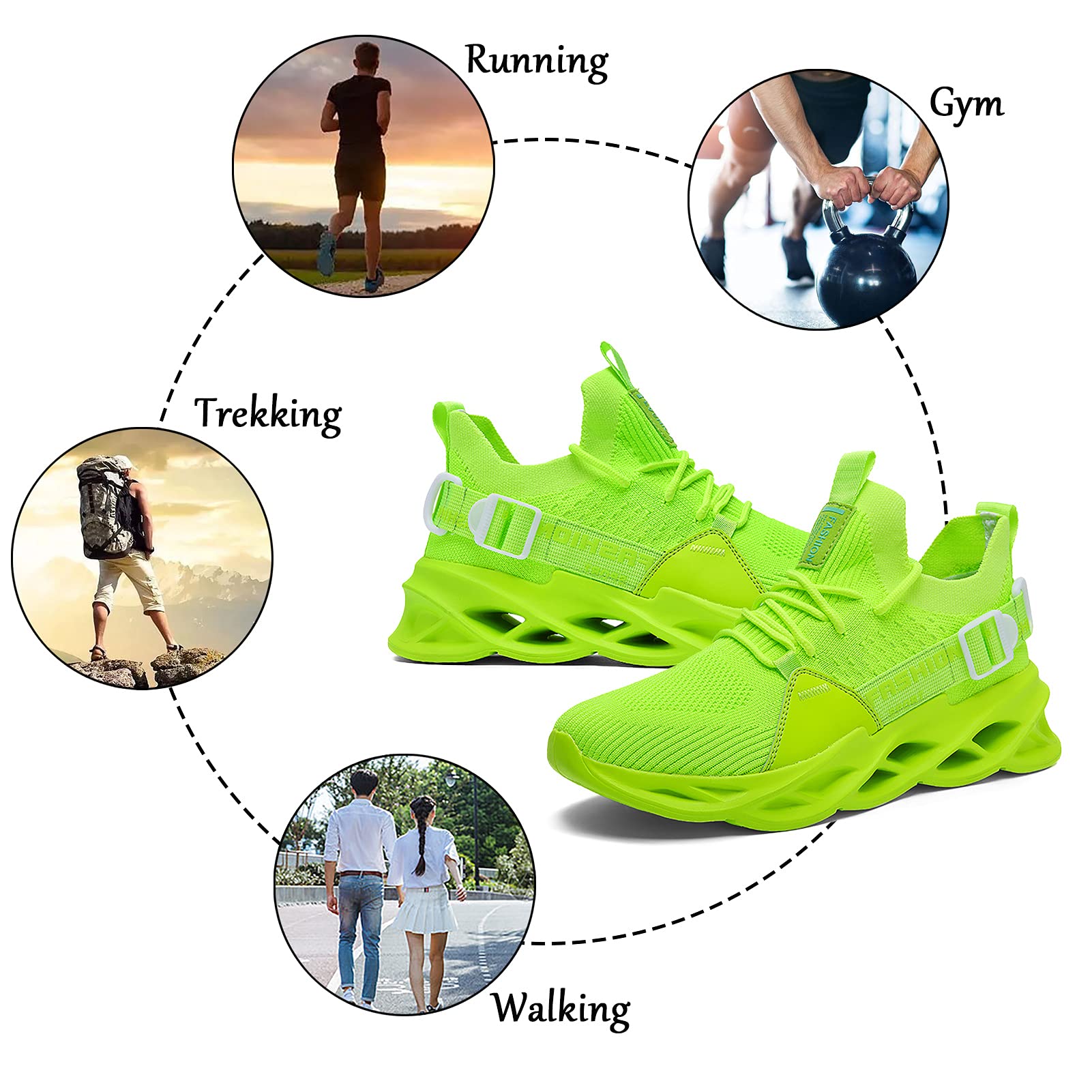 Scarpe da Ginnastica Running Donna Scarpe Sportive Unisex Sneakers Uomo Scarpe Camminata Casual Jogging Outdoor Fitness lavorate a Maglia Leggere Comode Scarpe da Lavoro Traspiranti