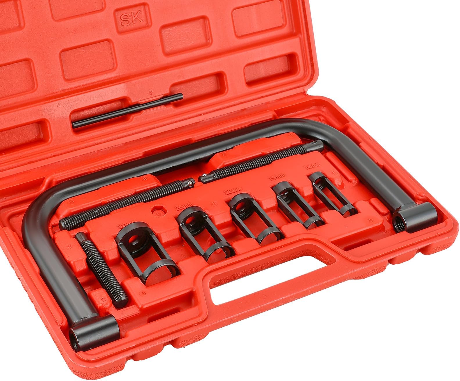 Valve Spring Compressor | 10PCS Auto Compression Clamp Tool Service Kit, Valve Spring Compressor Tools for ATV, Car, Motorcycle, Small Engine Vehicle Equipment