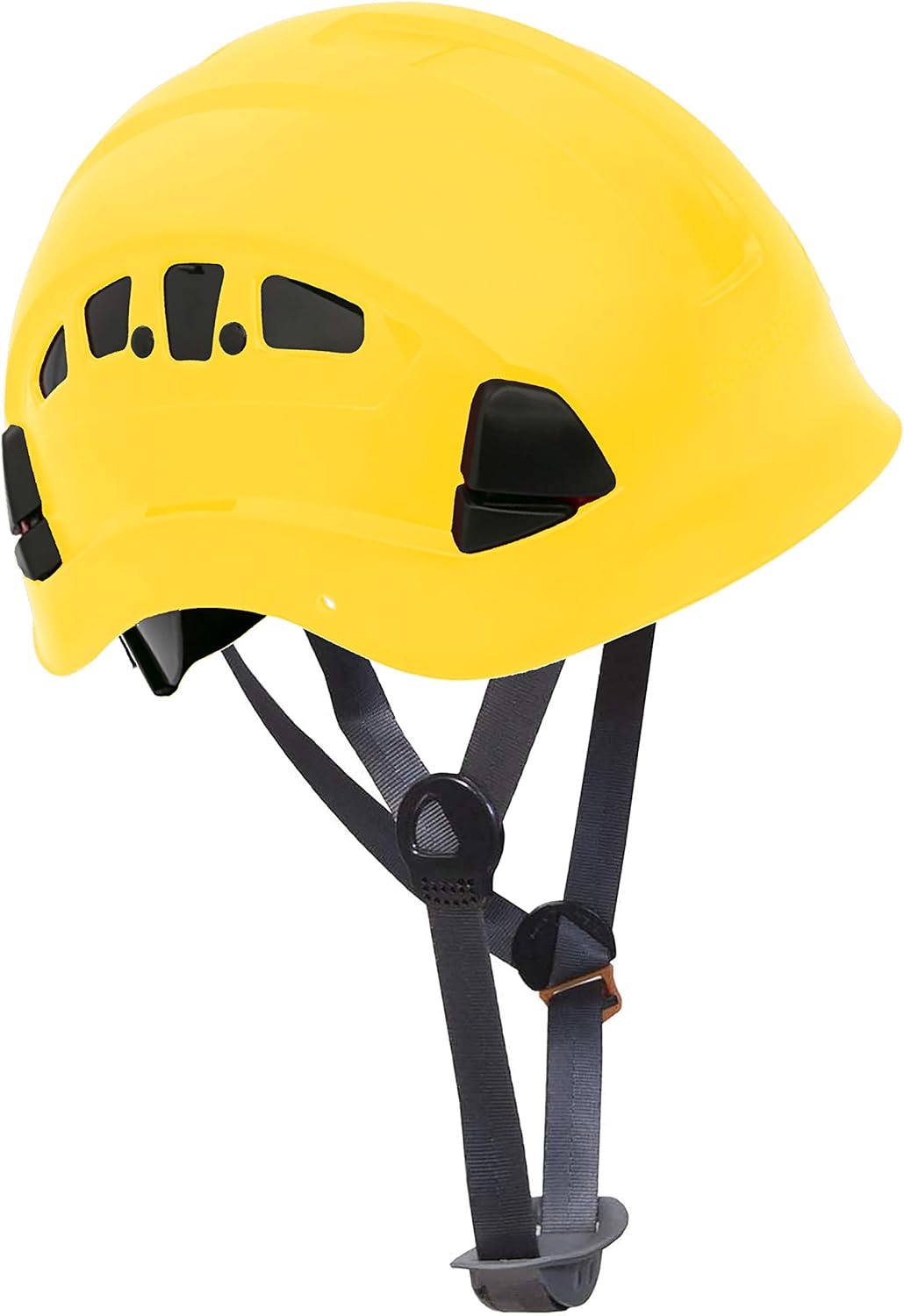 HP55 Adjustable ABS Climbing Helmet, 6-Point Suspension, Designed for Climbing, Riding and Construction, 1 Ea Yellow