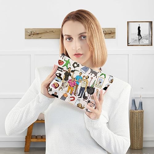 Miniatura 4 de WZMPA Frank Reynolds Bolsa de cosméticos IASIP Philadelphia Lover Gift Frank & Charlie & Dennis & Mac IASIP Zipper Bag IASIP Merch, leche de lucha,