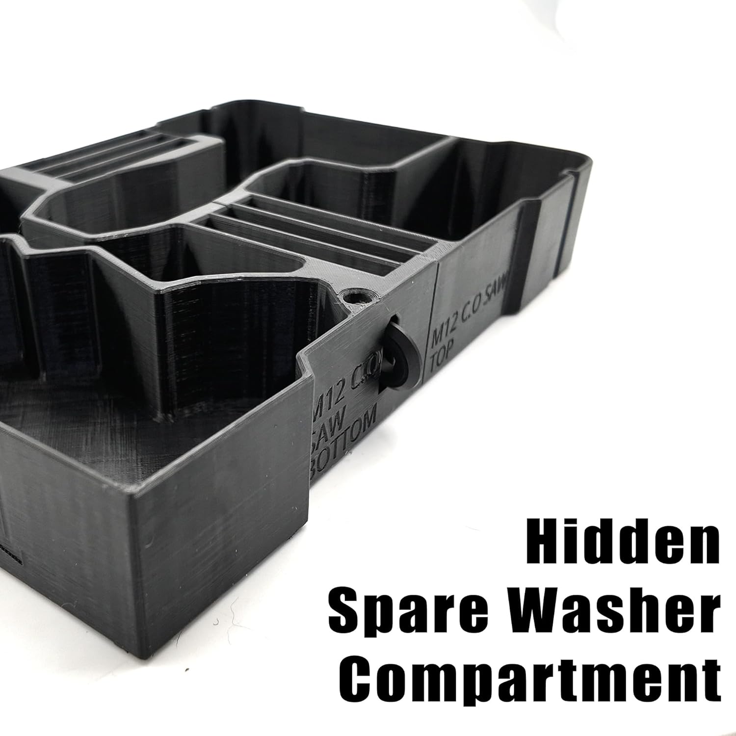 Tidy Tool Organizer for M12 3" Cutoff Saw and Milwaukee Packout compact Tool Box