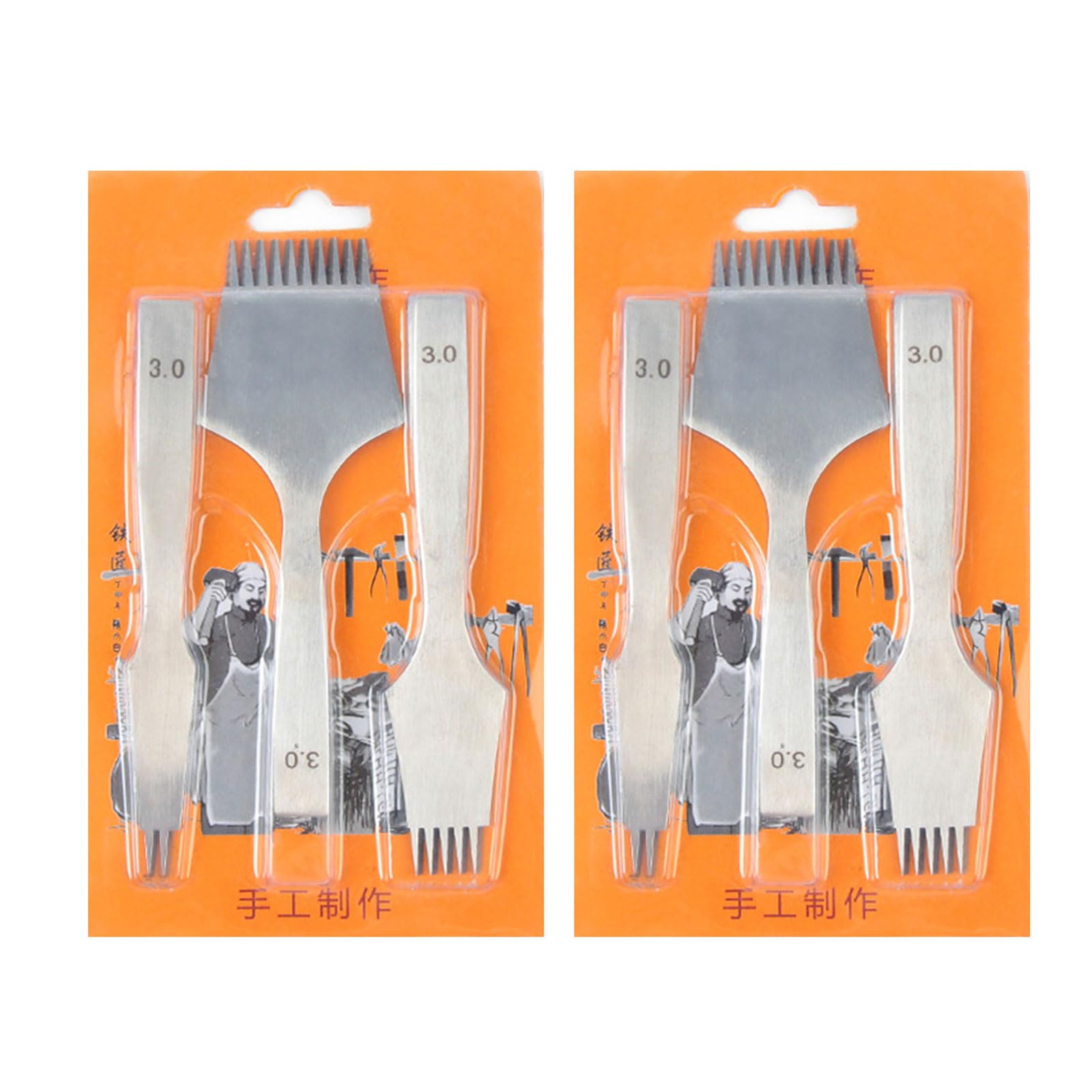 Générique Poinçon de Couture pour Cuirs, perforateur pour Cuirs, Outil de Couture de laçage à Broches, Trou d ' Outil de laçage à 2/5 / 10 Broches