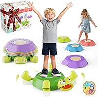 Toddler Stepping Stones 3-5 Years, 6PCS Non-Slip Obstacle Course Sensory Toys, Indoor Outdoor Balance Motor Skills Game, Perfect Kids Gift