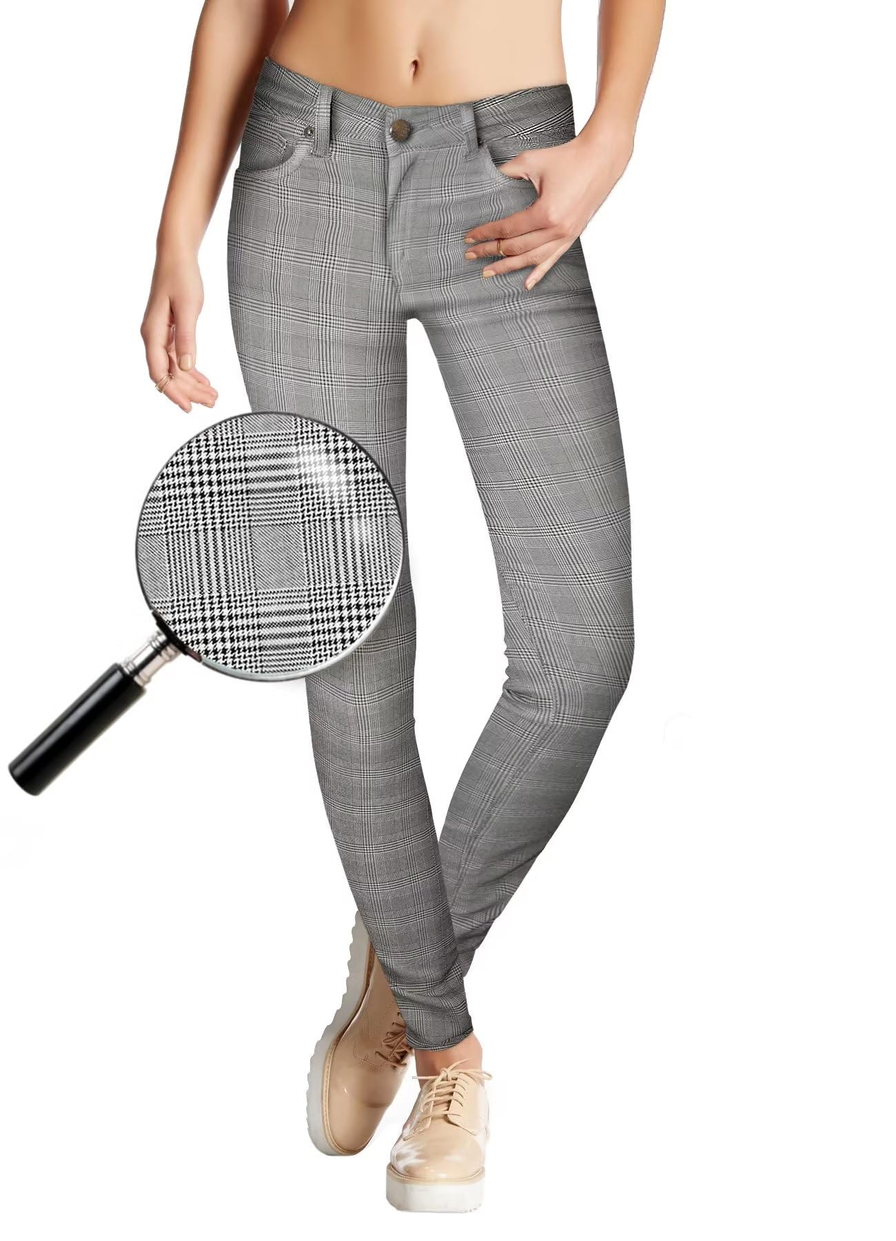Hybrid & CompanyWomens Hyper Ultra Stretch Comfy Boot Cut and Skinny Leg Work Casual Pants