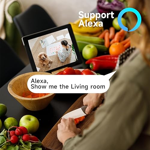 Miniatura 8 de 4 cámaras de seguridad 2K inalámbricas para exteriores, cámara de vigilancia interior para el hogar, cámaras de seguridad WiFi alimentadas por