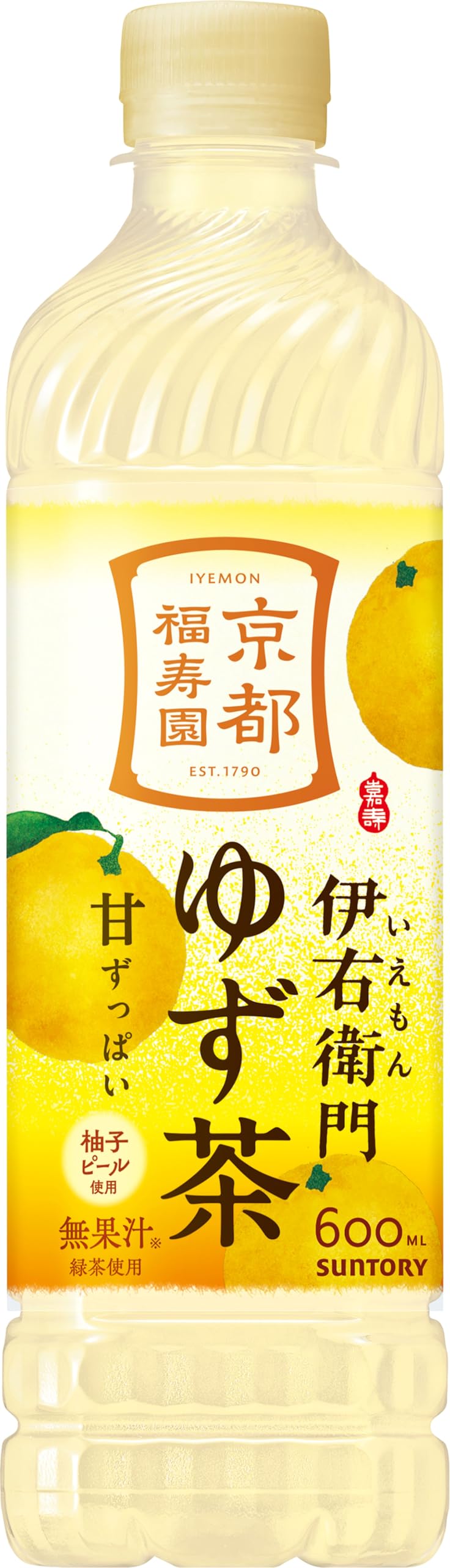 Amazon.co.jp: サントリー 伊右衛門 ゆず茶 お茶 600ml×24本 : 食品