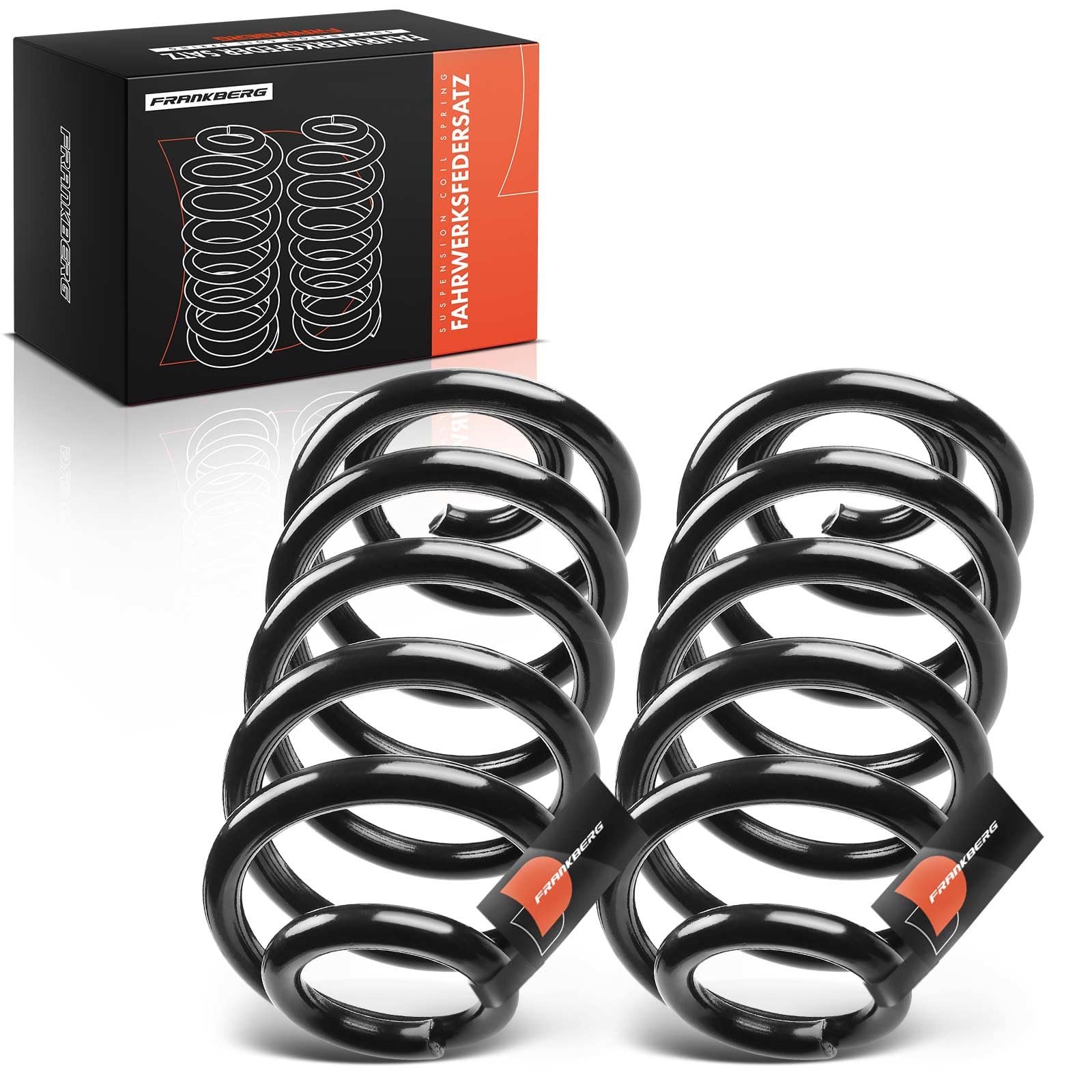 Frankberg 2x Muelles de chasis Muelles de suspensión Compatible con Vito Bus W639 Vito/Mixto Furgoneta W639 Viano W639 Replace# RX6666