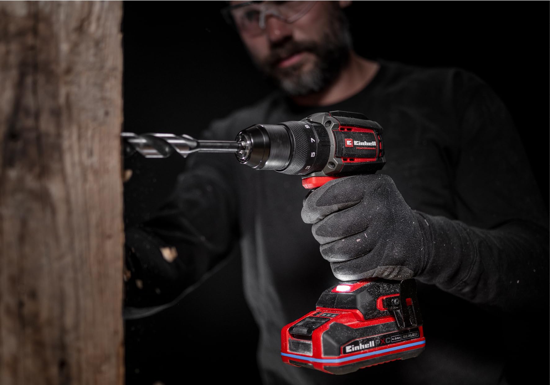 Einhell Professional trapano a percussione a batteria TP-CD 18/70-C Li-i BL - Solo Power X-Change (18 V, Brushless, 70 Nm, anti-kickback, mandrino 13 mm, senza batteria)