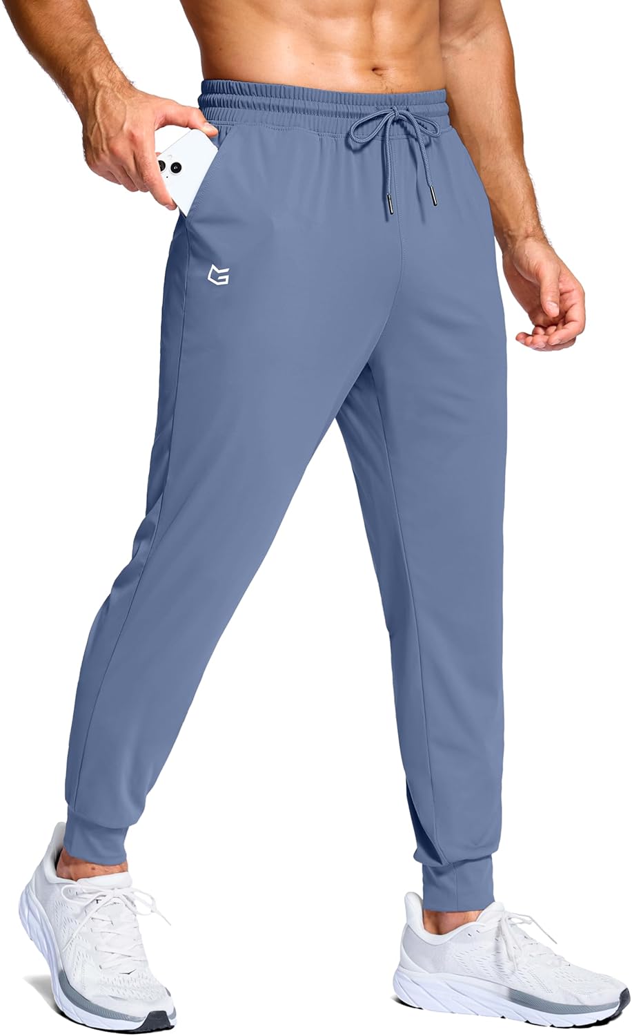 G Gradual Men's Joggers Lightweight Athletic Workout Pants with Pockets Stretch Track Running Sweatpants for Men Gym Sports