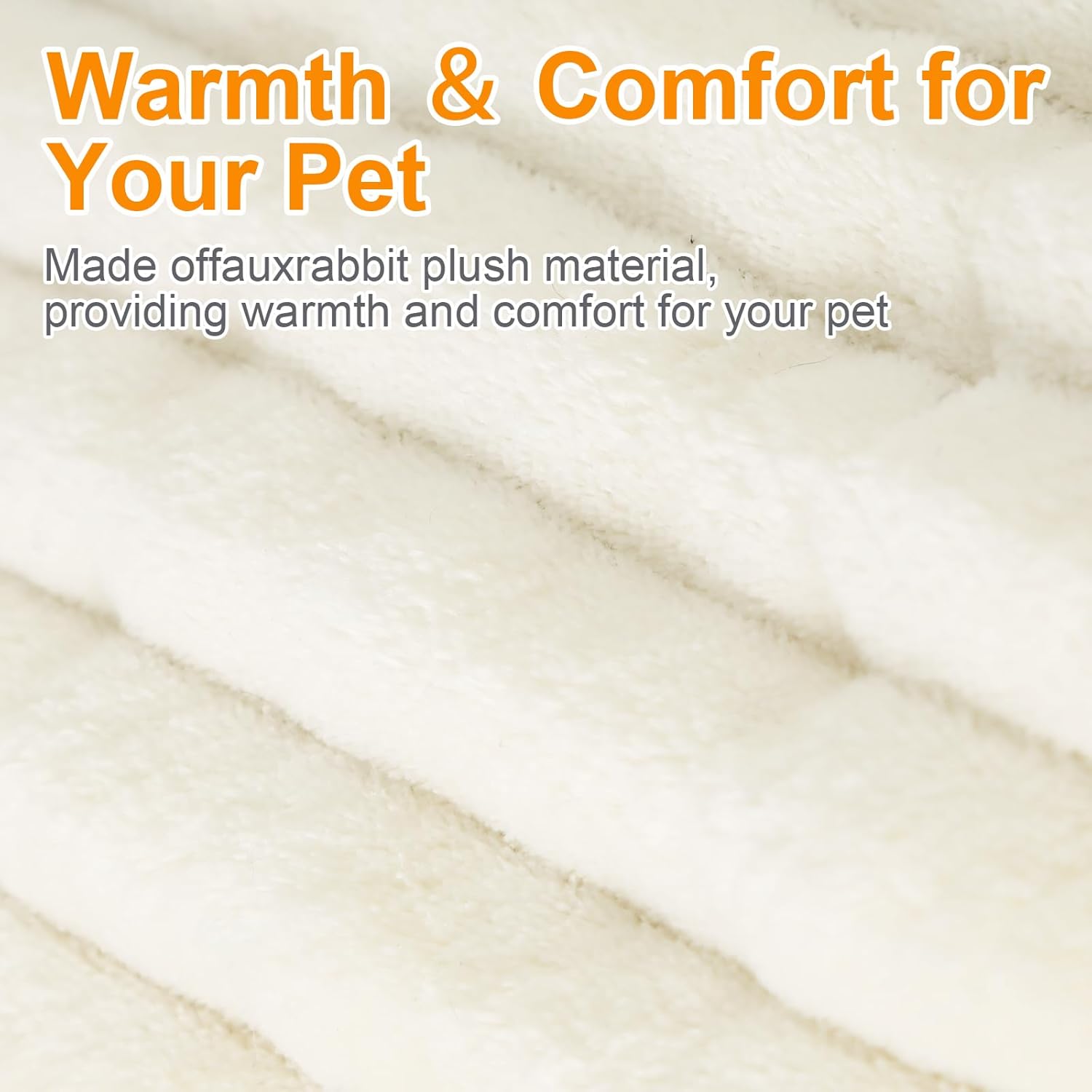 Washable Round Donut Dog Bed,Cat Beds for Indoor Cats,Fluffy Puppy Dogs Beds for Small Dogs with Anti-Slip Bottom(White, Medium)