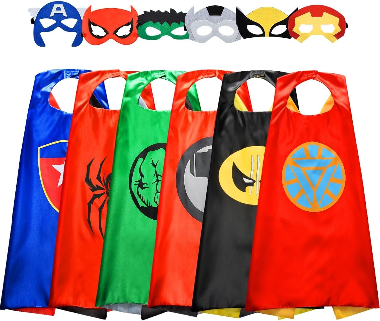 - ROKO Toys for 3-10 Year Old Boys, Superhero Capes for Kids Dress up Costumes Party Supplies Present Chistmas Gifts Stocking