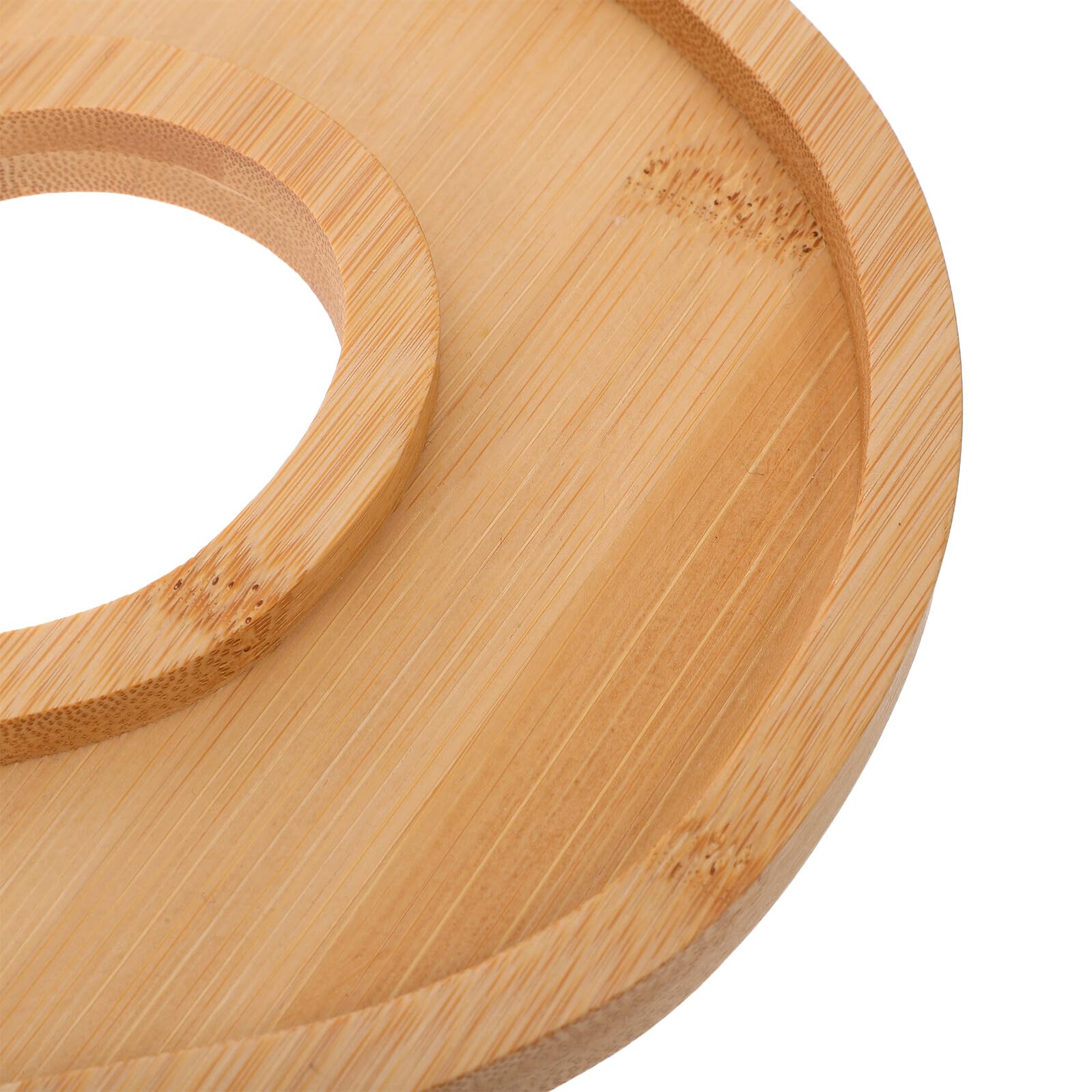 COLLBATH Bandeja De Madera para Aperitivos 4 Piezas - Decoración Navideña - Bandeja para Frutos Secos - Plato para Servir Aperitivos - Decoración para Fiesta De Graduación 2026 - Plato