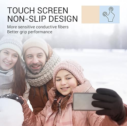 Miniatura 6 de Guantes térmicos para hombres y mujeres guantes cálidos de invierno para artritis Raynauds guantes de trabajo recargables impermeables finos con
