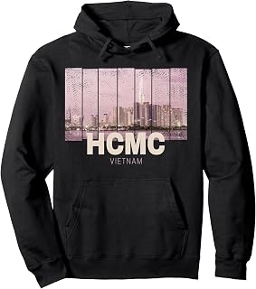 HCMC Saigon (Ho-Chi-Minh-City) Skyline Vietnam Souvenir Pullover Hoodie