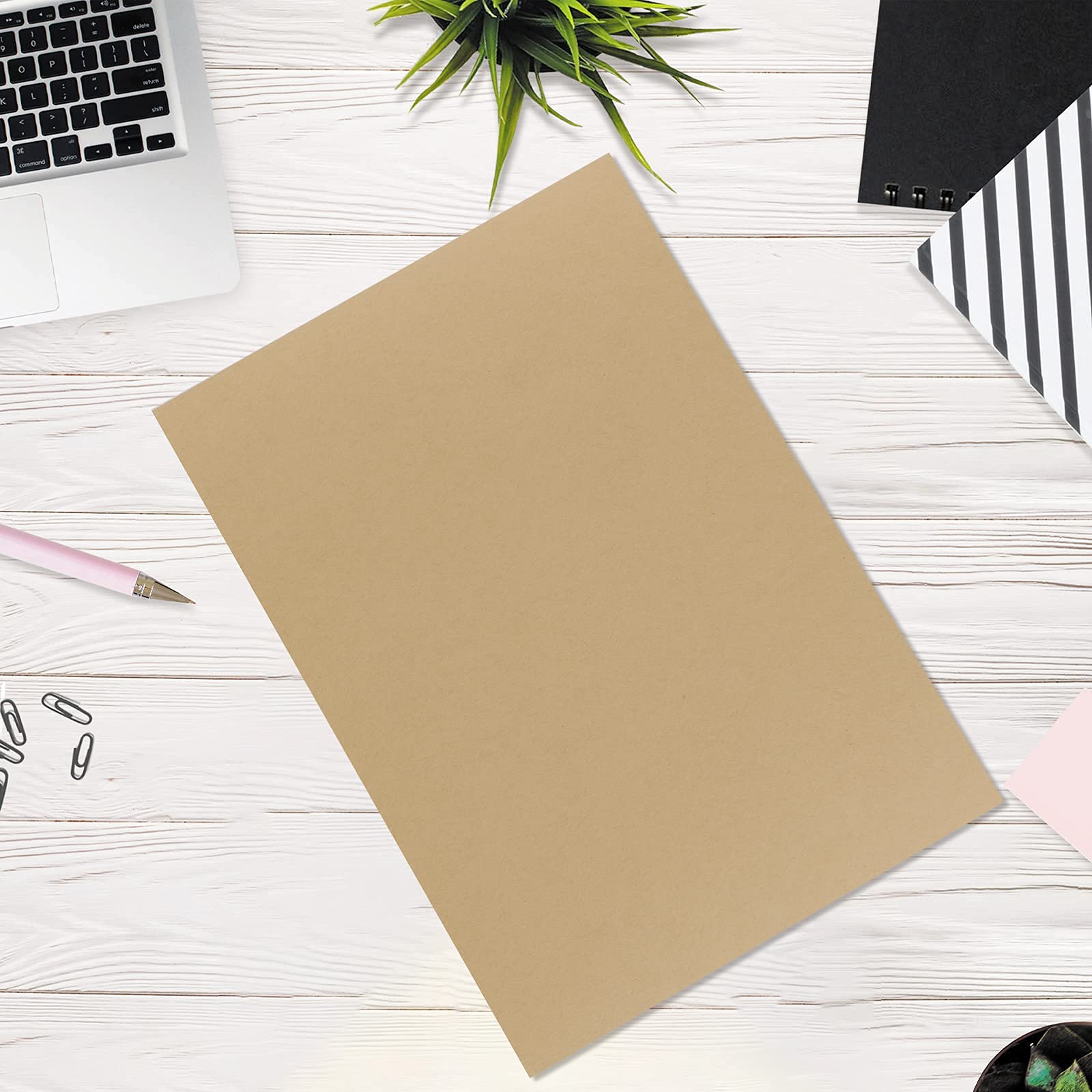 Kraft Paper Sheets HningBuyox 300-Pack | Brown Printer Paper For Crafts ...