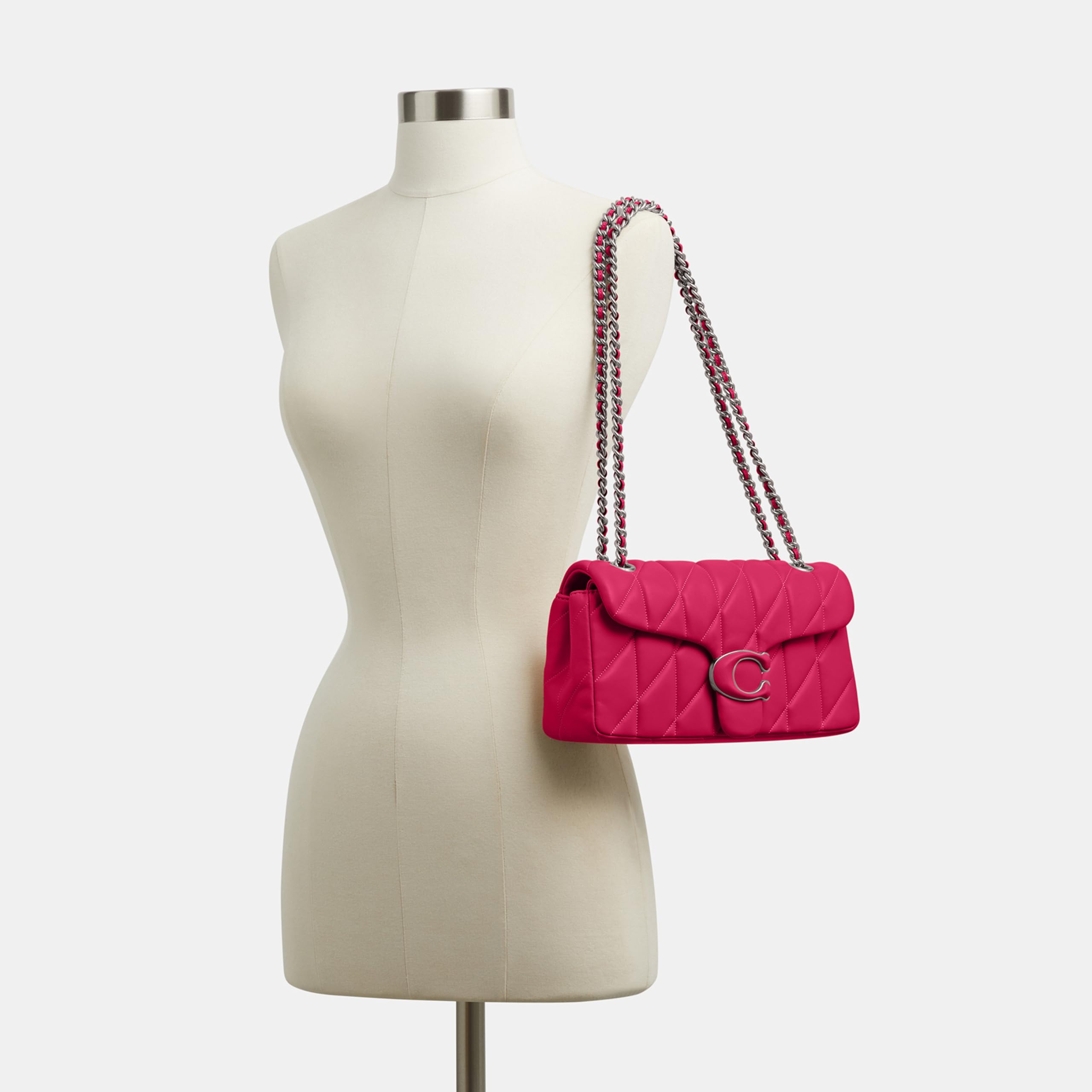 COACH Structured Tabby Shoulder Bag 26: One Size Dragonfruit
