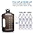 SLUXKE 1 Gallon Water Bottle Portable Water Jug Fitness Sports Daily Water Bottle with Motivational Time Marker,Leak-Proof, Wide Mouth, BPA Free Water Bottles for Sports Gym Fitness Work