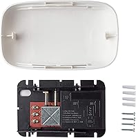 Vista 6 de Newhouse Hardware CHM2 - Timbre de puerta, color blanco