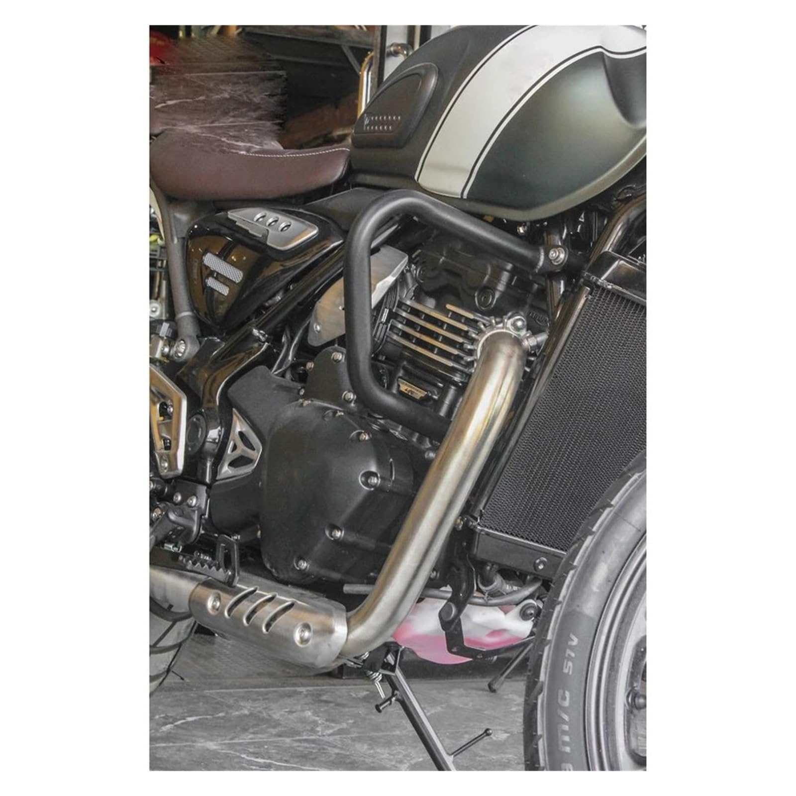 Paramotore Tubolare Per Triumph Per Speed ​​400 Per Scrambler 400 X Per 400X 2024 2025 Paraurti Per Moto Protezione Motore Barre Di Protezione Motorcycle motore Paraurti