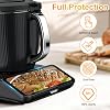 Protector de pantalla de vidrio templado para Thermomix TM7, ultra transparente, resistente a rayaduras y huellas dactilares, instalación fácil sin burbujas 5