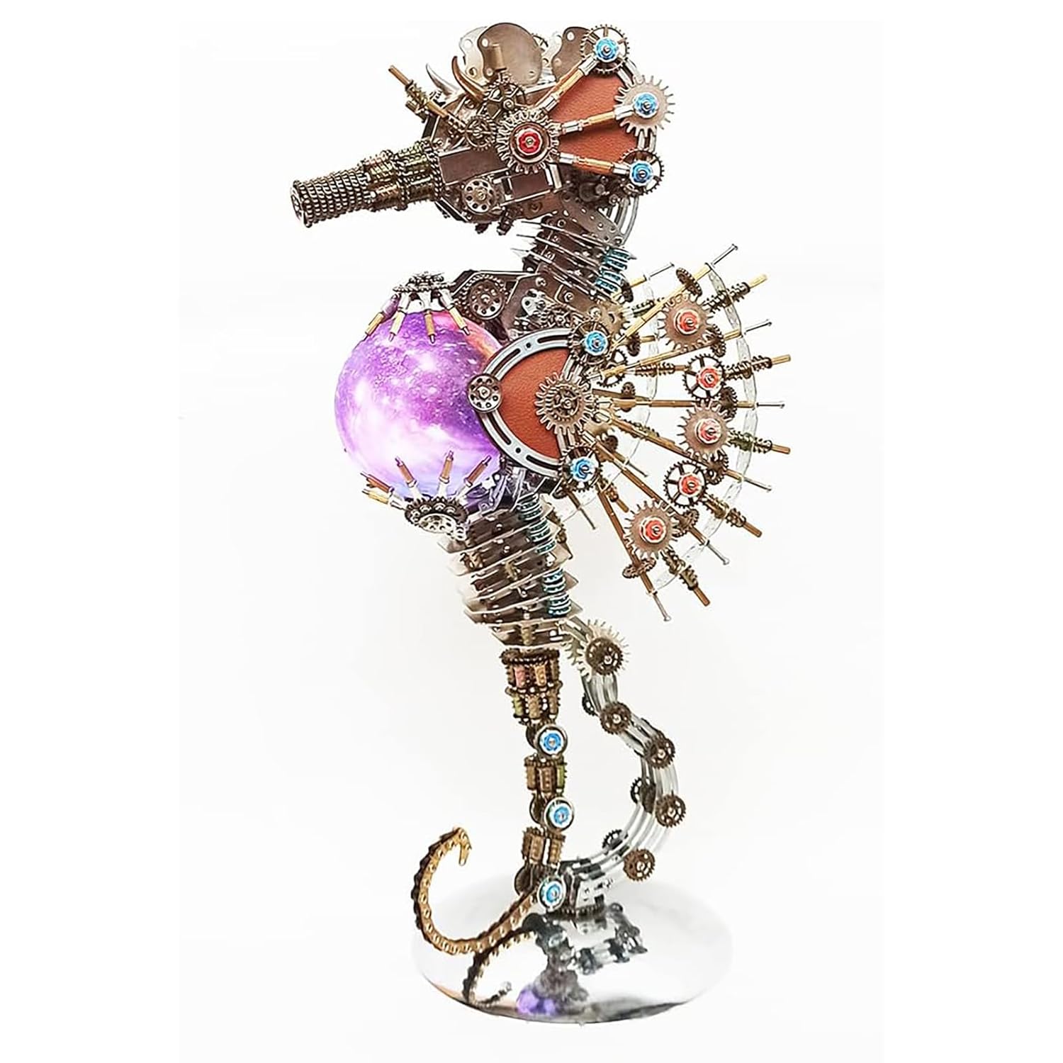 大人のための3D金属の困惑のタツノオトシゴの惑星ランプ- 16色の惑星ライトが付いている2100PCS金属のタツノオトシゴの機械モデ