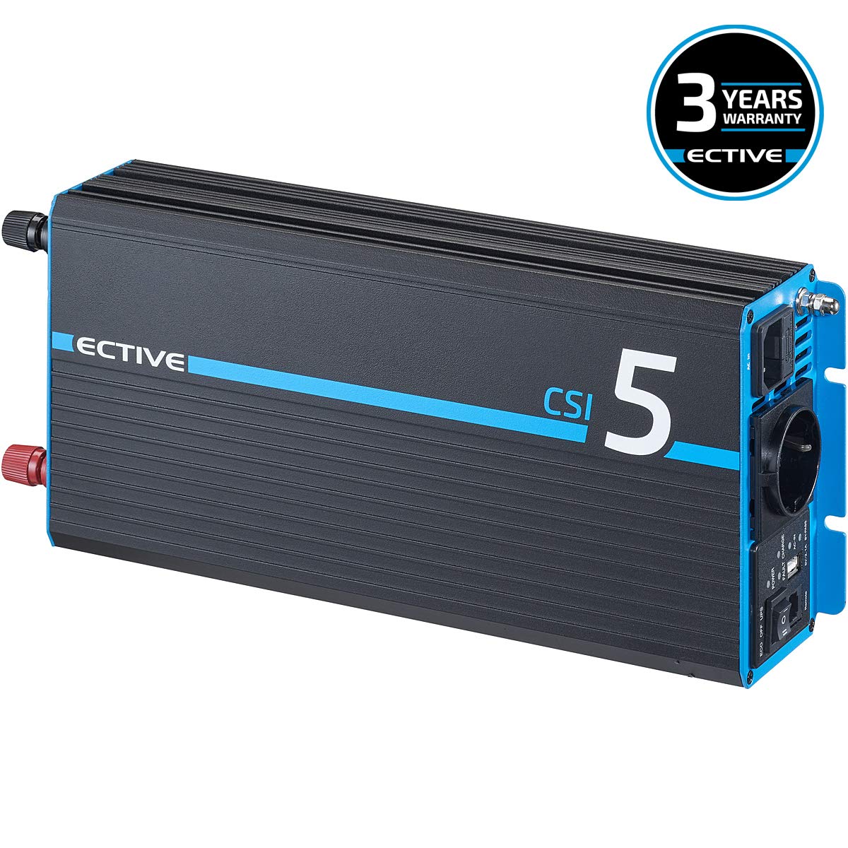 ECTIVE CSI 5 500W/24V Sinus-Wechselrichter mit Ladegerät, NVS- und USV-Funktion