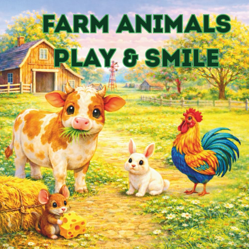 FARM ANIMALS PLAY & SMILE: Gentle Rhymes for Little Bodies