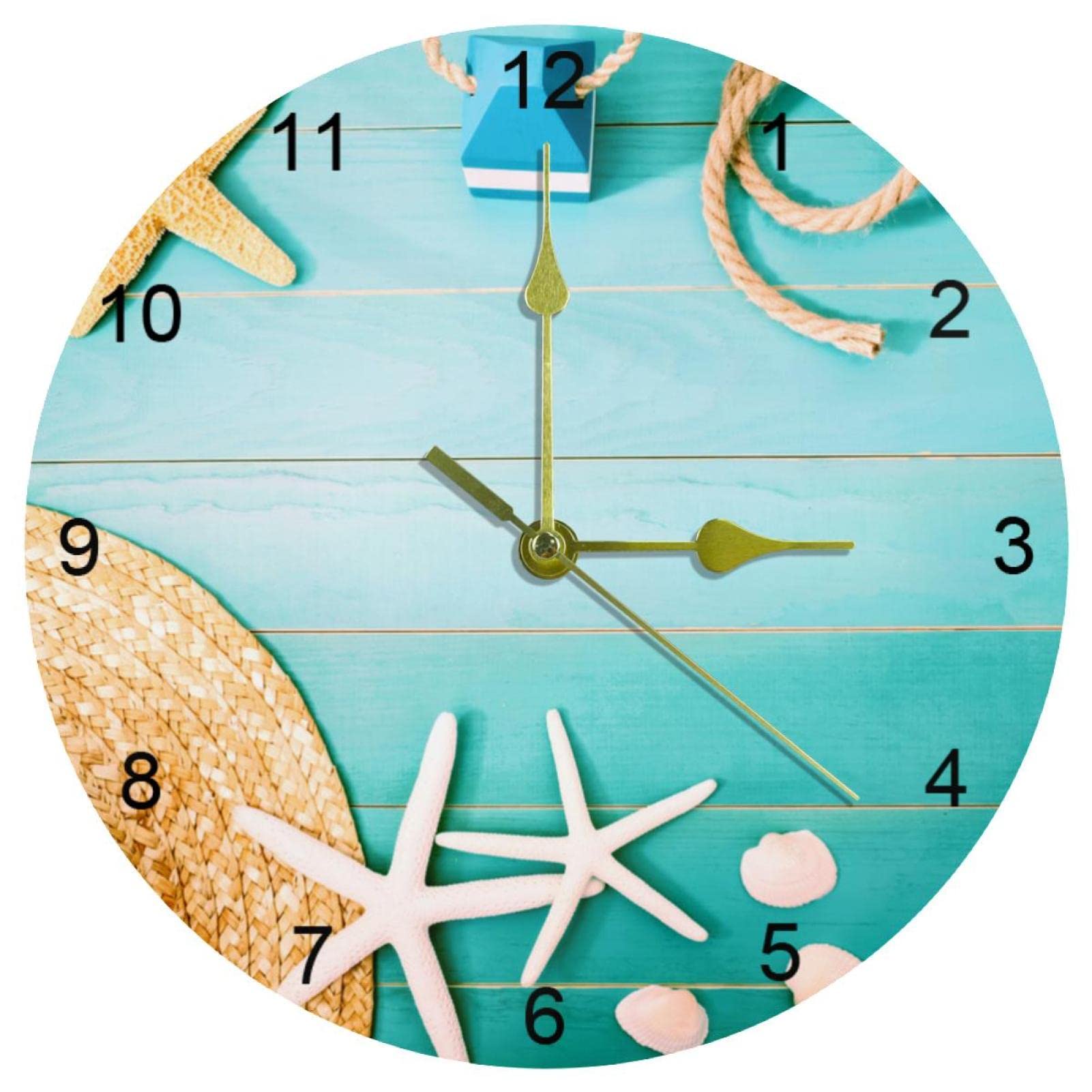 Horloge murale de cuisine lisible à grands chiffres pour rythmer vos repas en famille