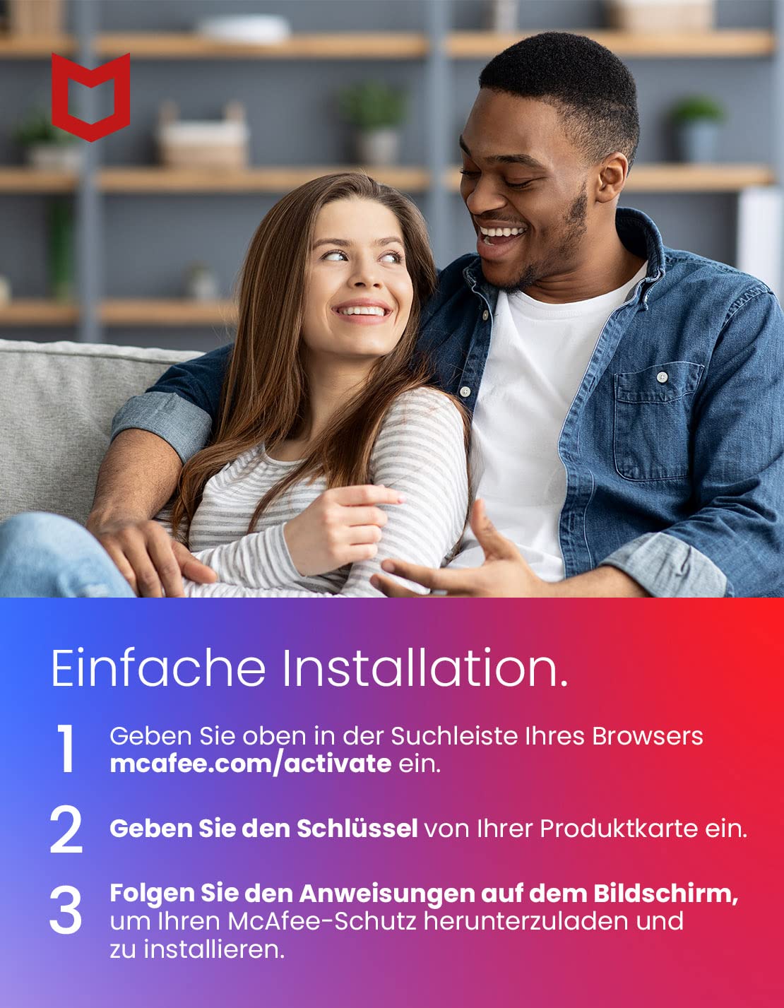 McAfee Internet Security, 3 urządzenia, 1 rok, Windows/Mac/Android/iOS (kod w pudełku)