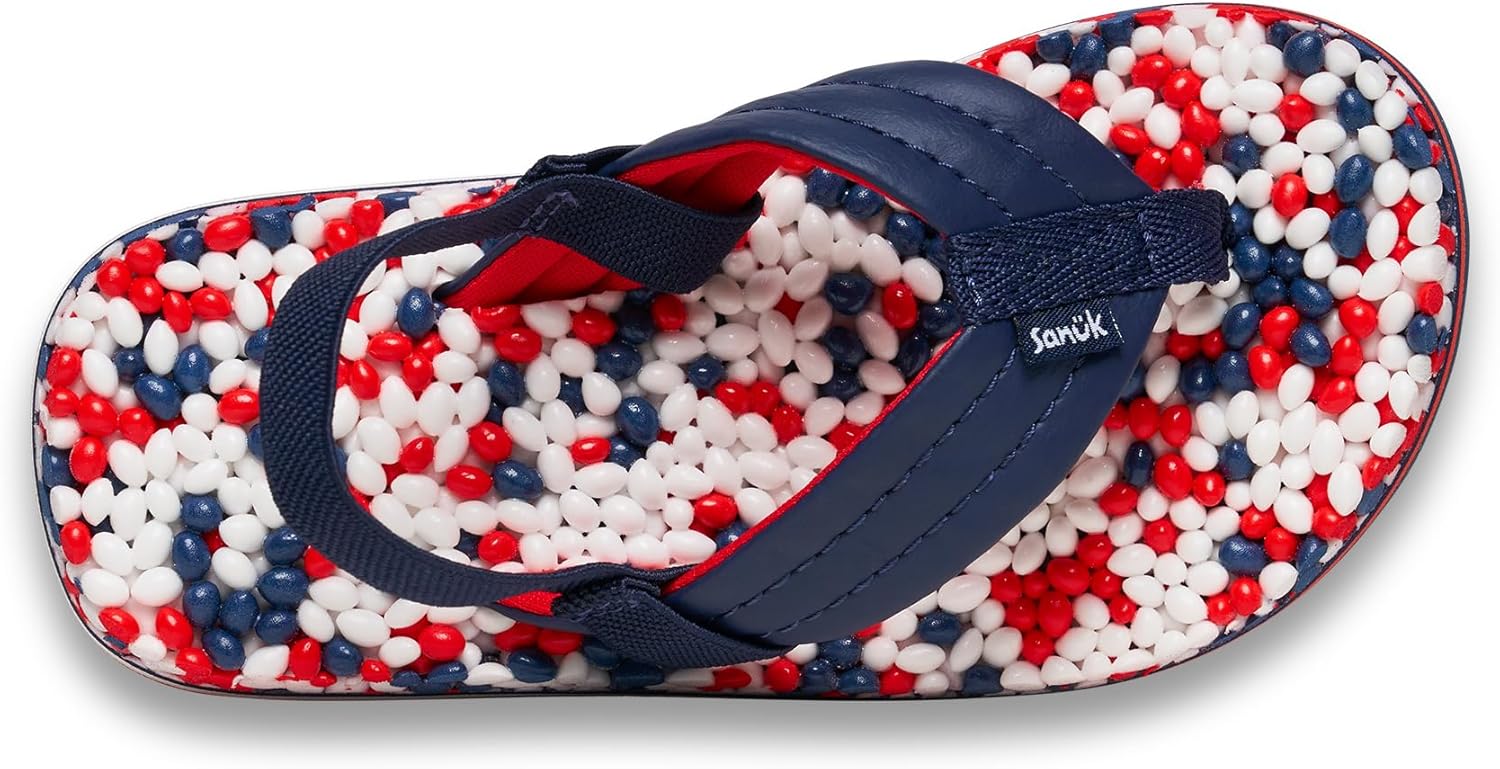 Sanuk Toddler Bubblecush | Toddler Sandals | Lightweight Sandals for Kids | Waterproof & Easy Clean | Cushioned Comfort Footbed