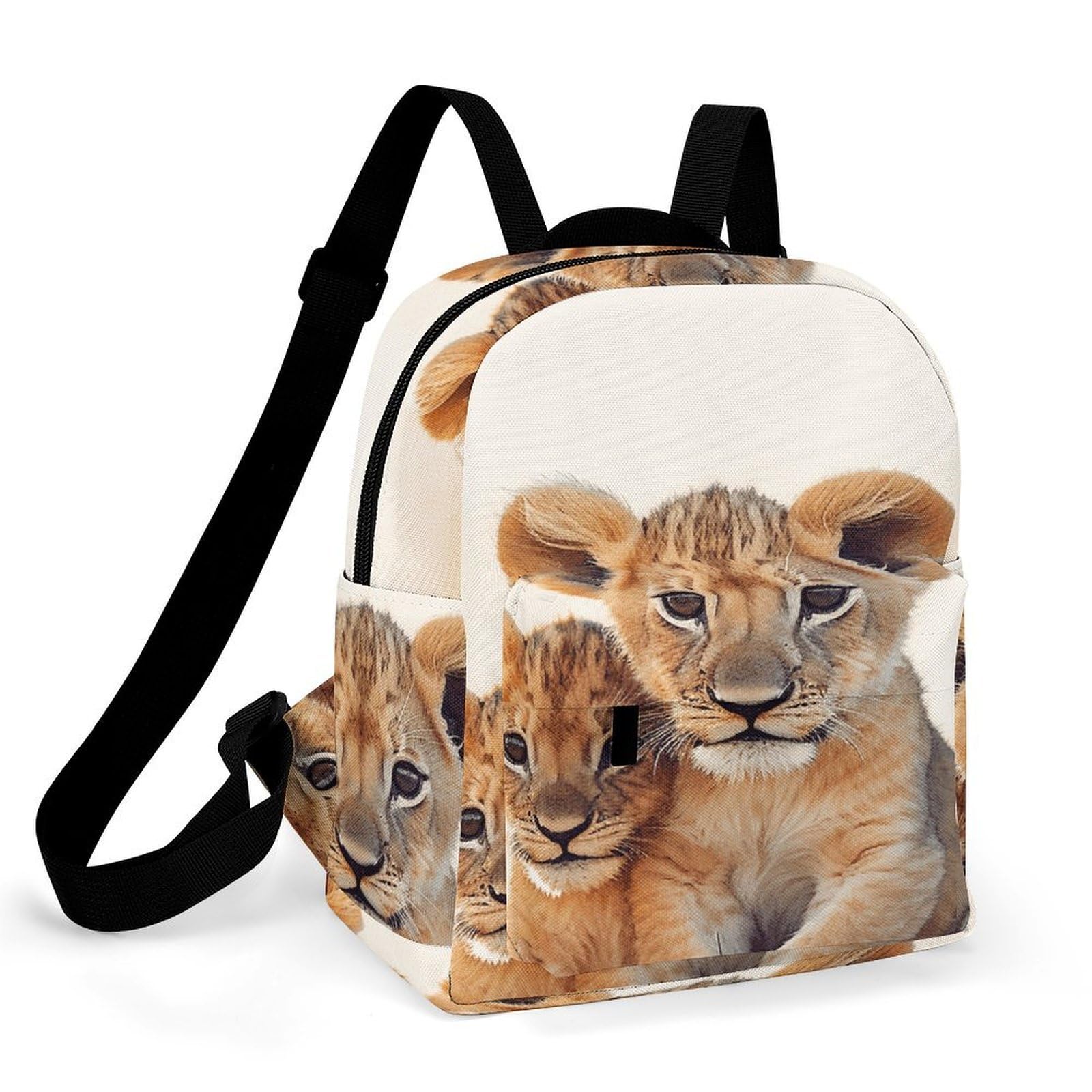 Mochila cómoda y práctica para portátil con tela impermeable de león 8