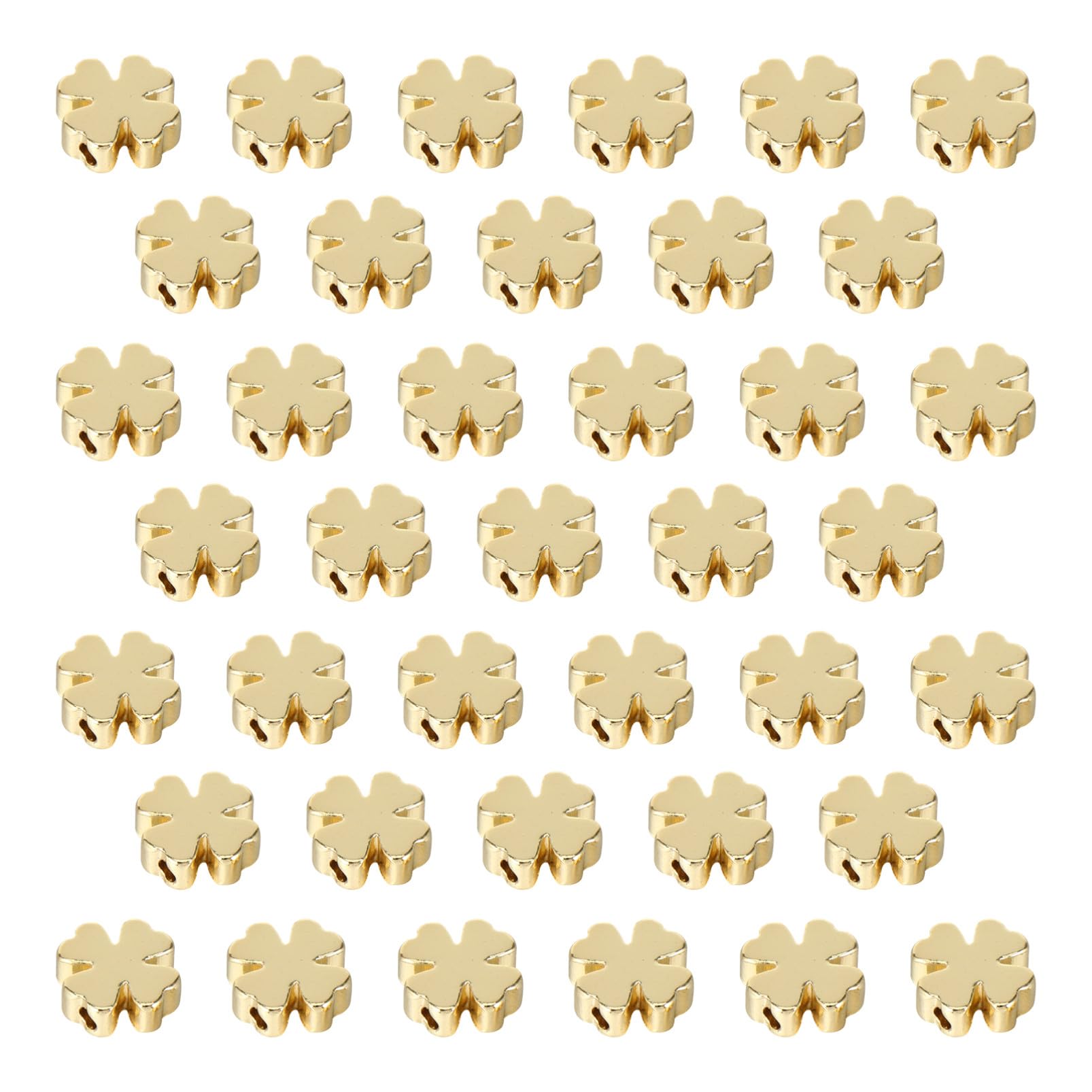 60 Pezzi Perline Distanziali in Lega Color Oro Perline per Braccialetti Fai da Te Sicure e Ecologiche Adatte per Ragazzo Ragazza e Creazioni di Gioielli