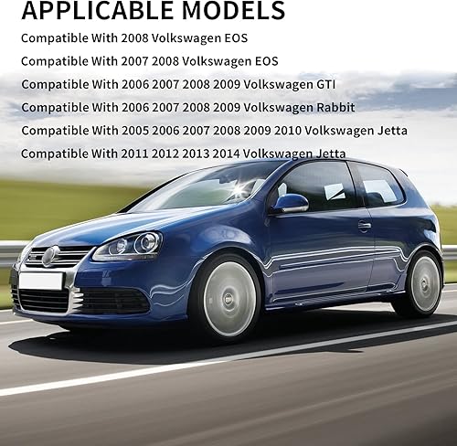 Miniatura 6 de Espejo lateral de pasajero de repuesto para Volkswagen VW MK6 2010 2011 2012 2013 2014 Golf GTI Espejos de cristal  Espejo retrovisor lateral