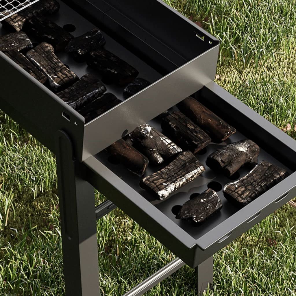 Barbecue for Uso Domestico all'aperto Portatile Pieghevole for Barbecue Piccolo spiedino Senza Fumo fornisce griglia for Barbecue