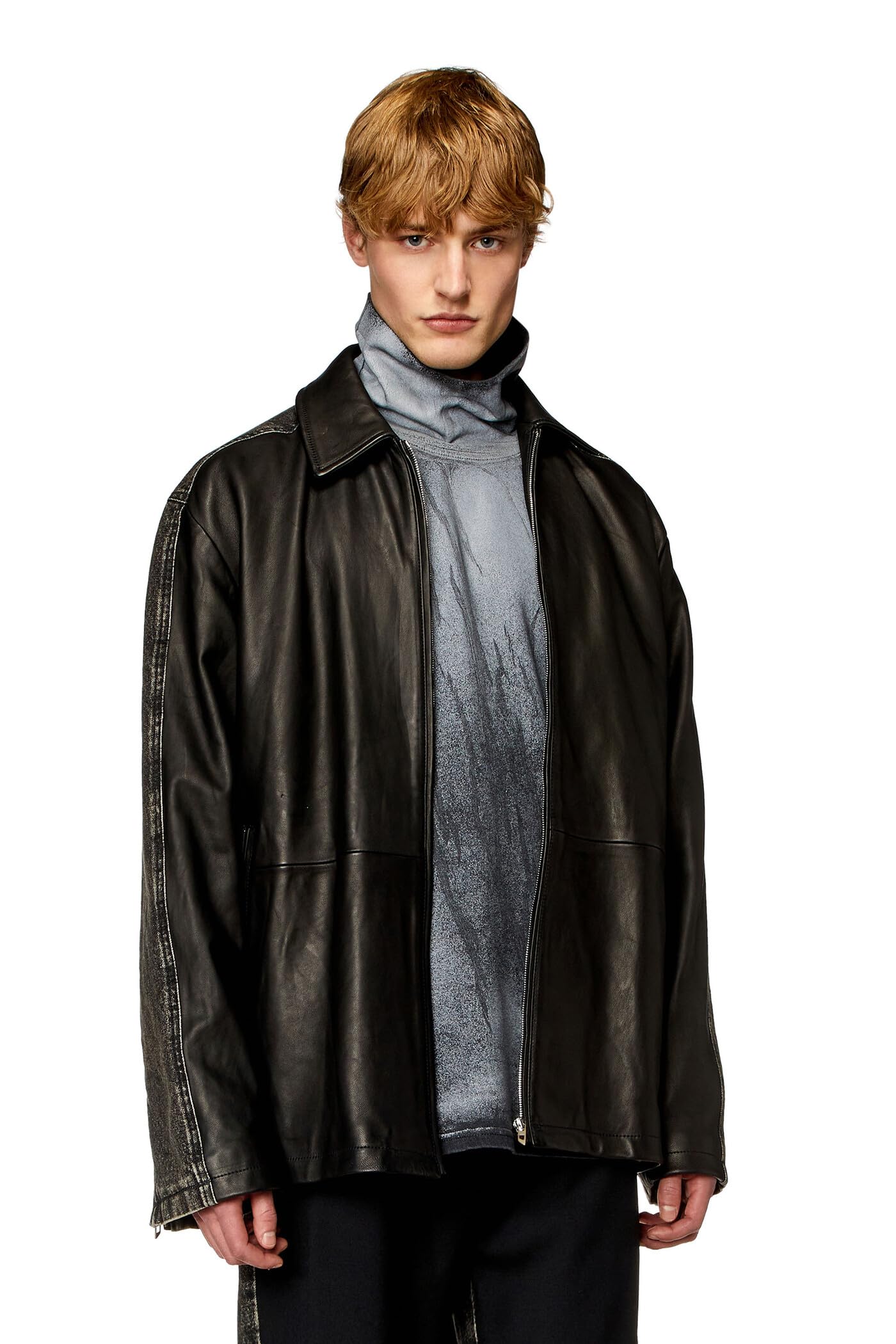 ディーゼル コート DIESEL 【並行輸入品】ディーゼル ロングコート メンズ コットン