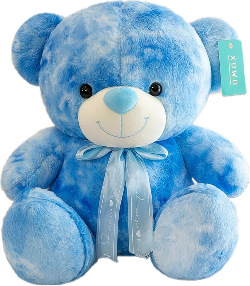 水色クマのぬいぐるみ Amazon.co.jp: カラフルなクマのぬいぐるみ、クマのおもちゃの
