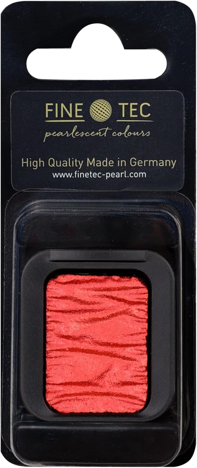 Pearlescent Watercolor Pan Refill, Metallic Tangelo (F2436)