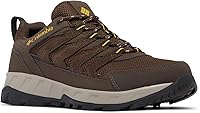 Columbia Men's Strata Trail Low Waterproof Hiking Shoes - Lightweight Omni-Tech, Omni-Grip Traction for Trails