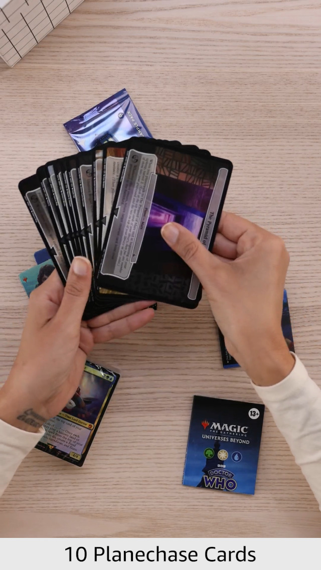 Amazon.com: Magic The Gathering Doctor Who Commander Deck – Blast from The  Past (100-Card Deck, 2-Card Collector Booster Sample Pack + Accessories) :  Toys & Games