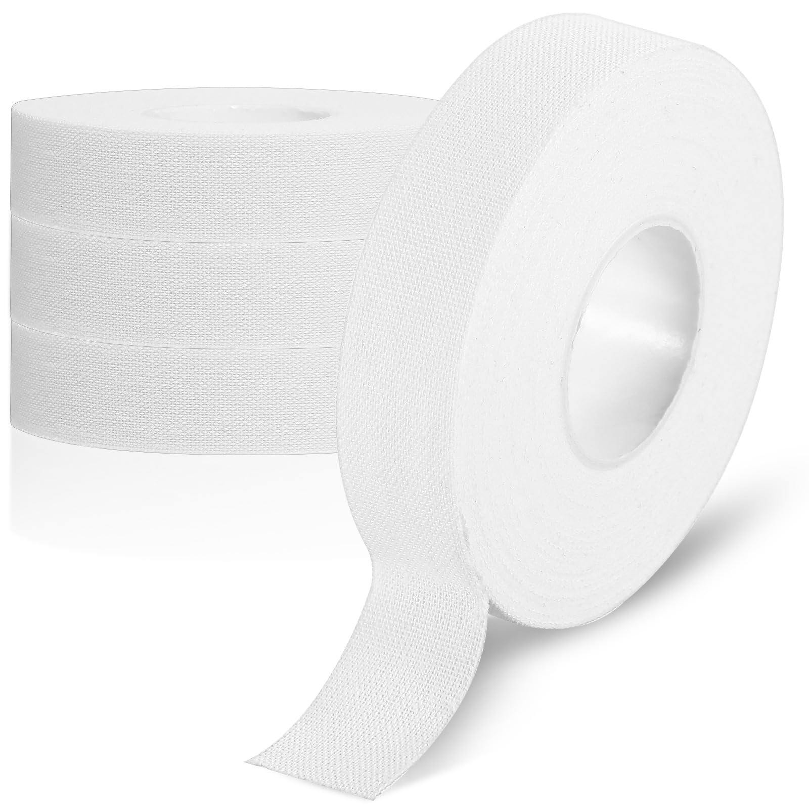 4 Pcs White Finger Tape Extra Strong Athletic Finger Tape Adhesive Feet Sweat Wrap Protector Equipment for Outdoor