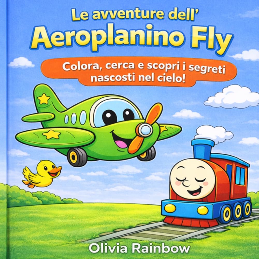 LE AVVENTURE DELL'AEROPLANINO FLY: COLORA, CERCA E SCOPRI I SEGRETI NASCOSTI NEL CIELO!