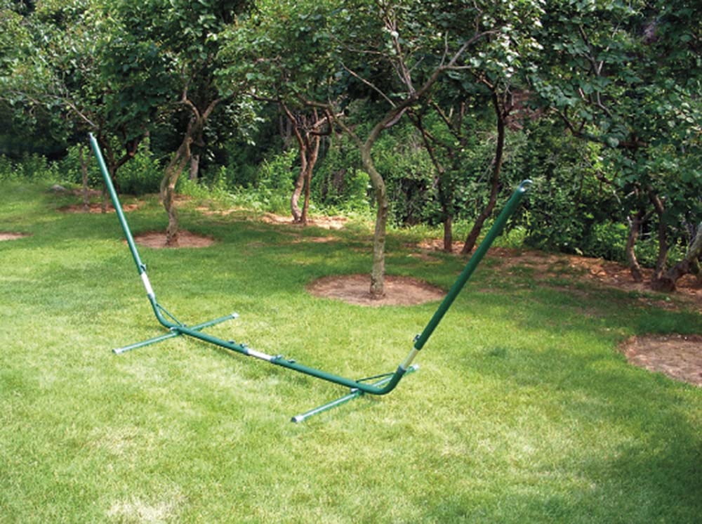 VERDELOOK Supporto Universale per Amaca con Struttura in Metallo, 300/390x100cm Altezza 110/140 cm