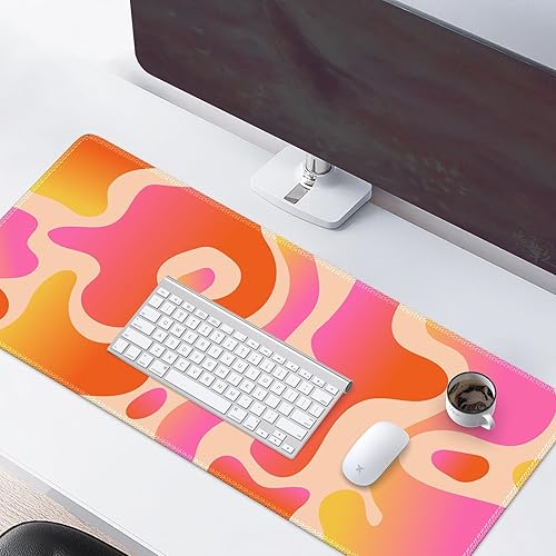 Miniatura 6 de HAOCOO Alfombrilla de escritorio, alfombrilla de escritorio para computadora, alfombrilla grande para mouse para escritorio, alfombrilla de mouse