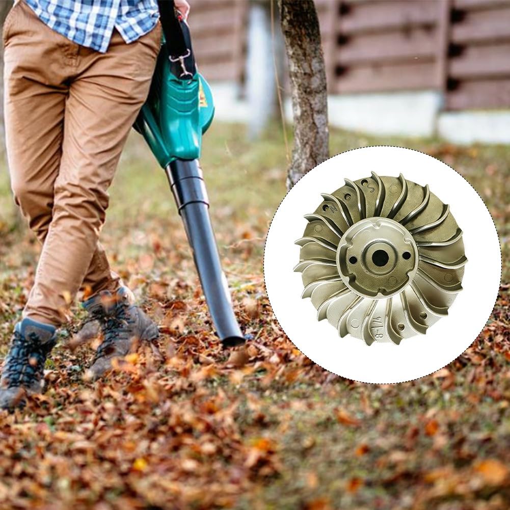 Volante de inercia para soplador de hojas Stihl BG56 BG86 SH56 - Pieza de repuesto 4241 400 1200 - Material robusto para un alto rendimiento de aire y fácil montaje