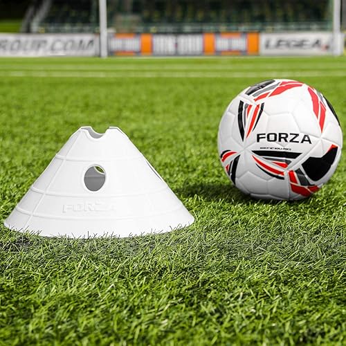 Miniatura 5 de FORZA Soccer SuperCone - Domos de entrenamiento (paquete de 20)  Conos jumbo de 5.5 pulgadas para entrenamiento de velocidad y agilidad  Opciones de