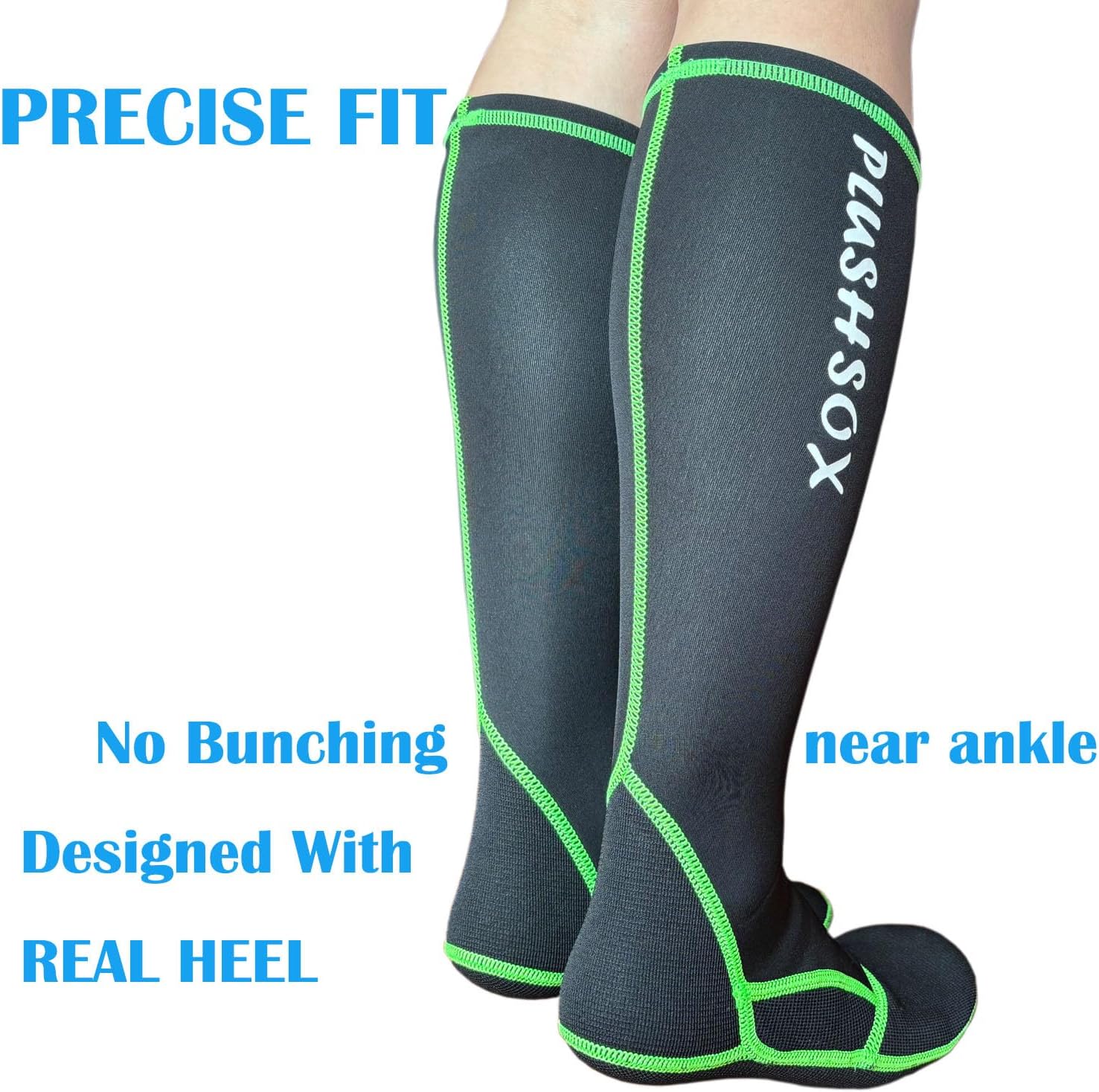 Premium Long Neoprene Wet Wading socks, no Bunching at Ankle, Wader Sock for Surfing Diving Fly Fishing, Gift Socks - Image 4