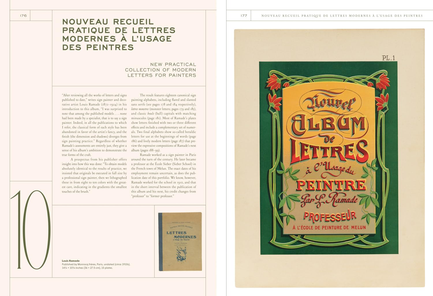Lettres Décoratives: A Century of French Sign Painters’ Alphabets