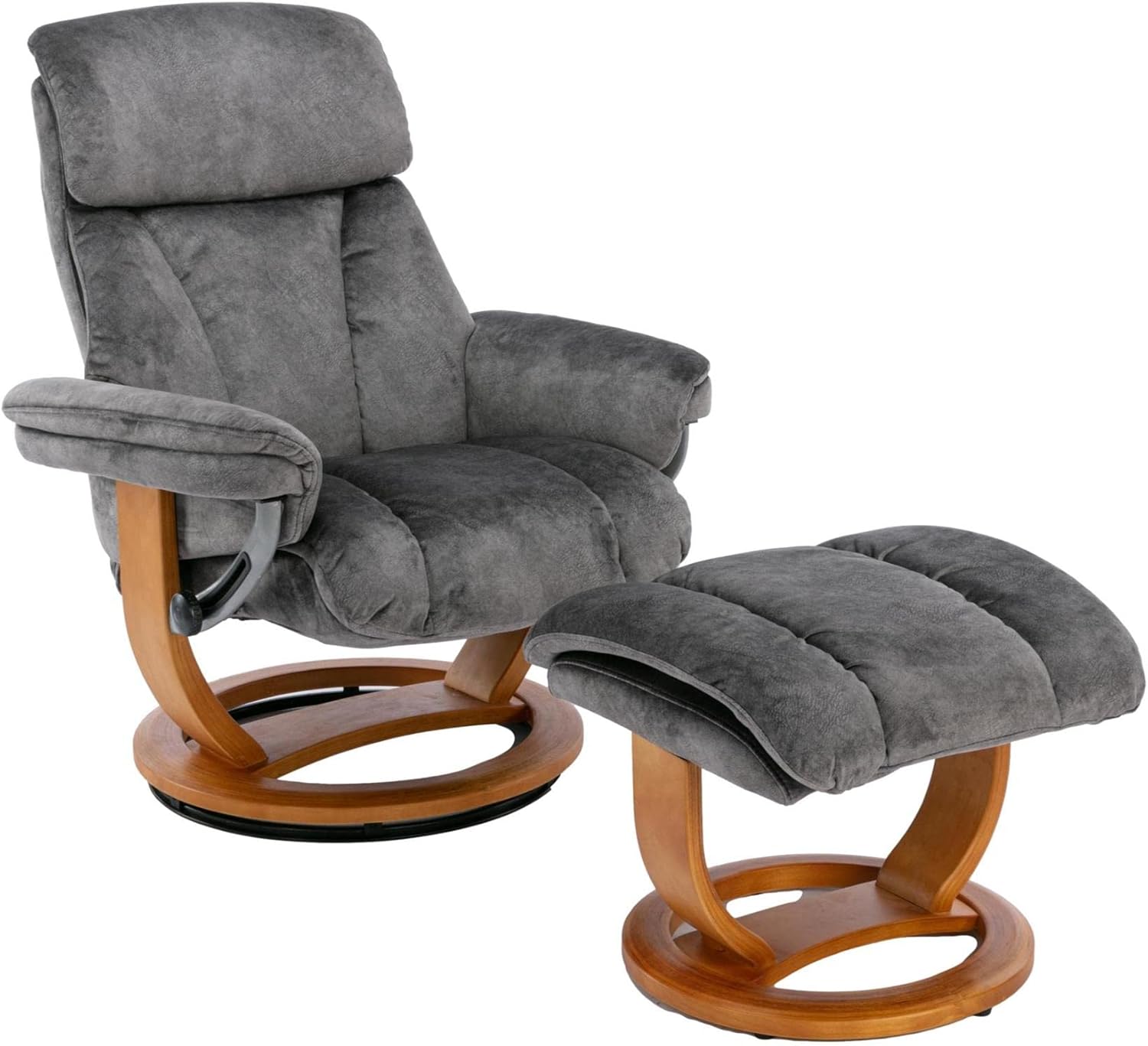 Morris Living The Jupiter Swivel Recliner Chair & Matching Footstool