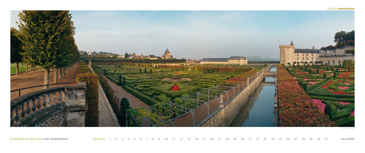 Schlösser an der Loire - Kalender immerwährend