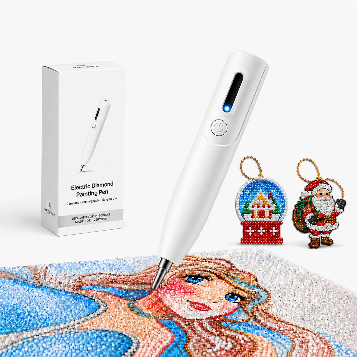 Electric Diamond Art Pen, Cordless Type-C Rechargeable Vacuum Picker Tool